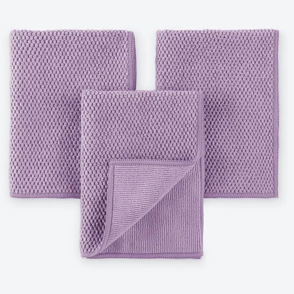 Norwex Kitchen Cloth Trio Set of 3 Amethyst NWT